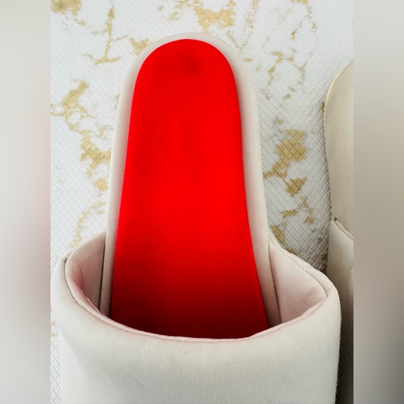 ADIDAS Y-3 YOHJI YAMAMOTO Slide Bliss Cream and Red Men’s Sandals - Picture 3 of 10